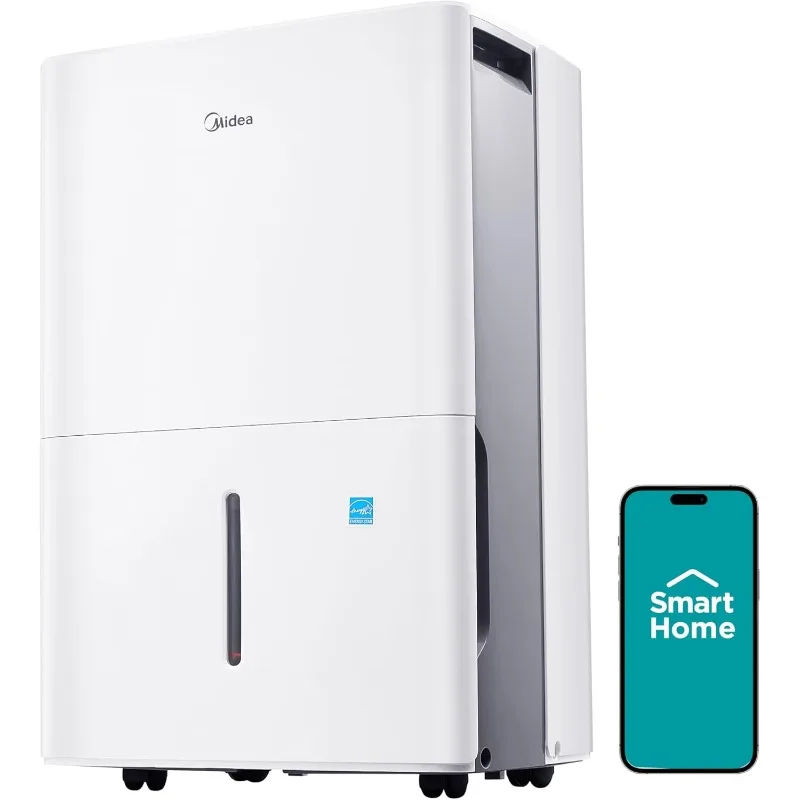 

4,500 Sq. Ft. Energy Star Certified Dehumidifier With Pump Included 50 Pint - Ideal For Basements, Large & Medium Sized Rooms