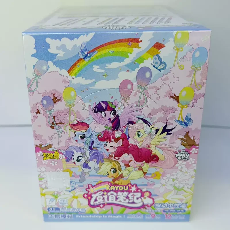New My Little Pony Official Friendship is Magic Series Stationery Blind Box 0.5mm Ultra-Smooth Clickable Ballpoint Pen Girl Gift view 2