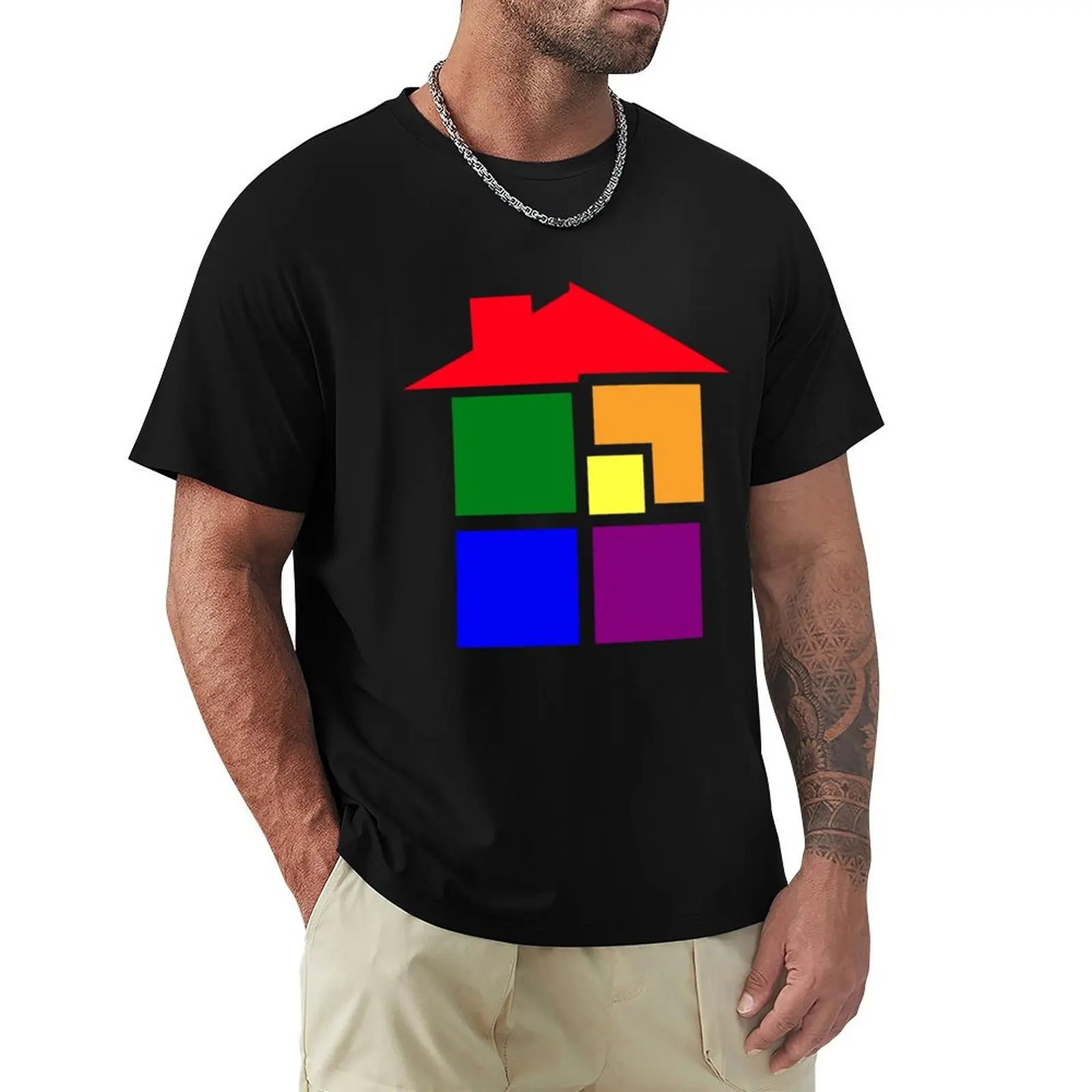 

Rainbow Sburb Logo T-Shirt UV Protection Outdoor Tee Shirt