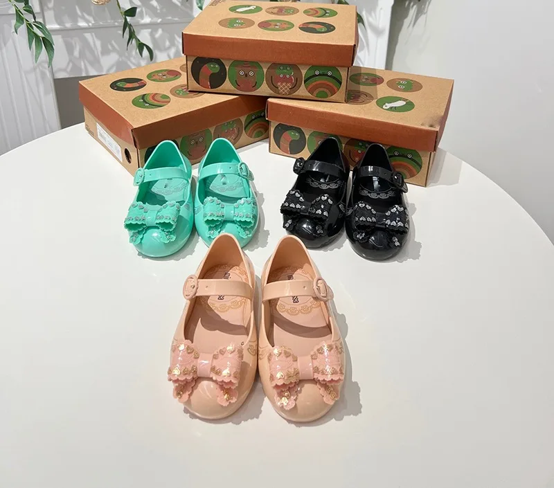 New Mini Melissa Children\'s Sandals Pineapple Fruit Sandals Strawberry Jelly Girl Baby Avocado Sandals Toddler Melissa Shoes