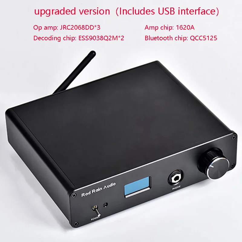 Nobsound Fieber Hifi Audio Decoder Dual-Core es9038q2m verlustfreie Decodierung DSD512 Bluetooth 5,1 Audio Receiver Koaxial Faser symmetrische Ausgabe 7