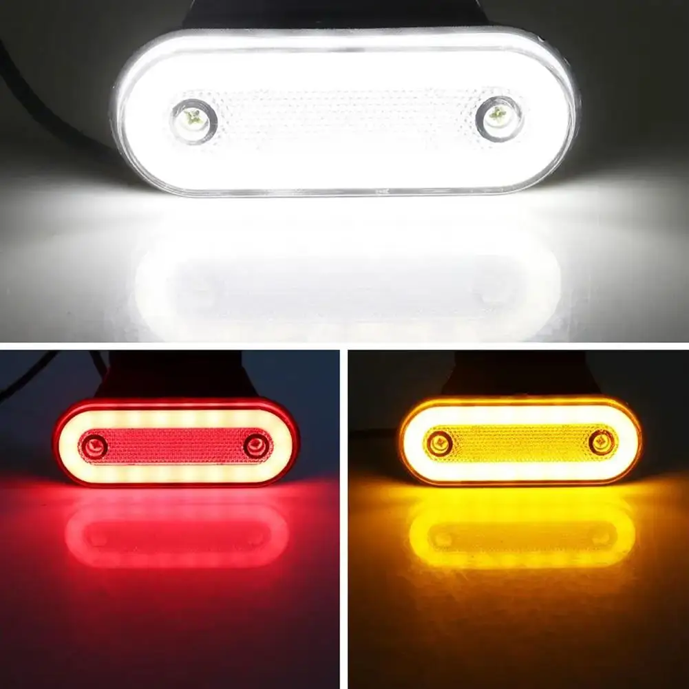 12V 24V LED Seiten markierung leuchte mit Halterung LKW-Begrenzung leuchte Rücklicht Anhänger