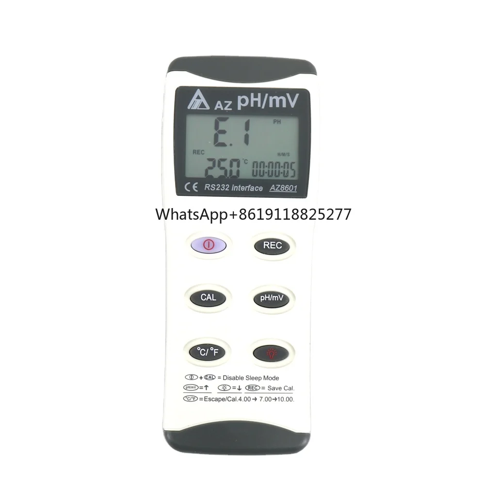 AZ8601 Water Quality Tester Handheld Digital Water pH Meter 0.00~14.00 mV Measurement Gauge