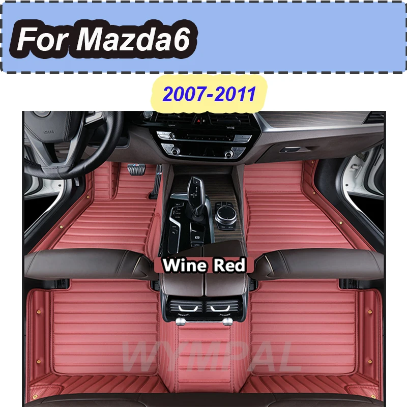 

Роскошные автомобильные коврики для Mazda6 Mazda 6 Atenza GH 2007 ~ 2011 г., противогрязевые накладки, автомобильные коврики, водонепроницаемые напольные коврики, автомобильные аксессуары