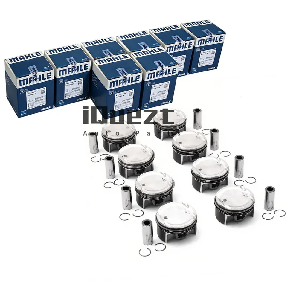 8x Forged Pistons & Rings Set 1770306000 STD 8.6:1 for Mercedes C63 E63 S AMG GT Aston Martin Vantage M177 M178