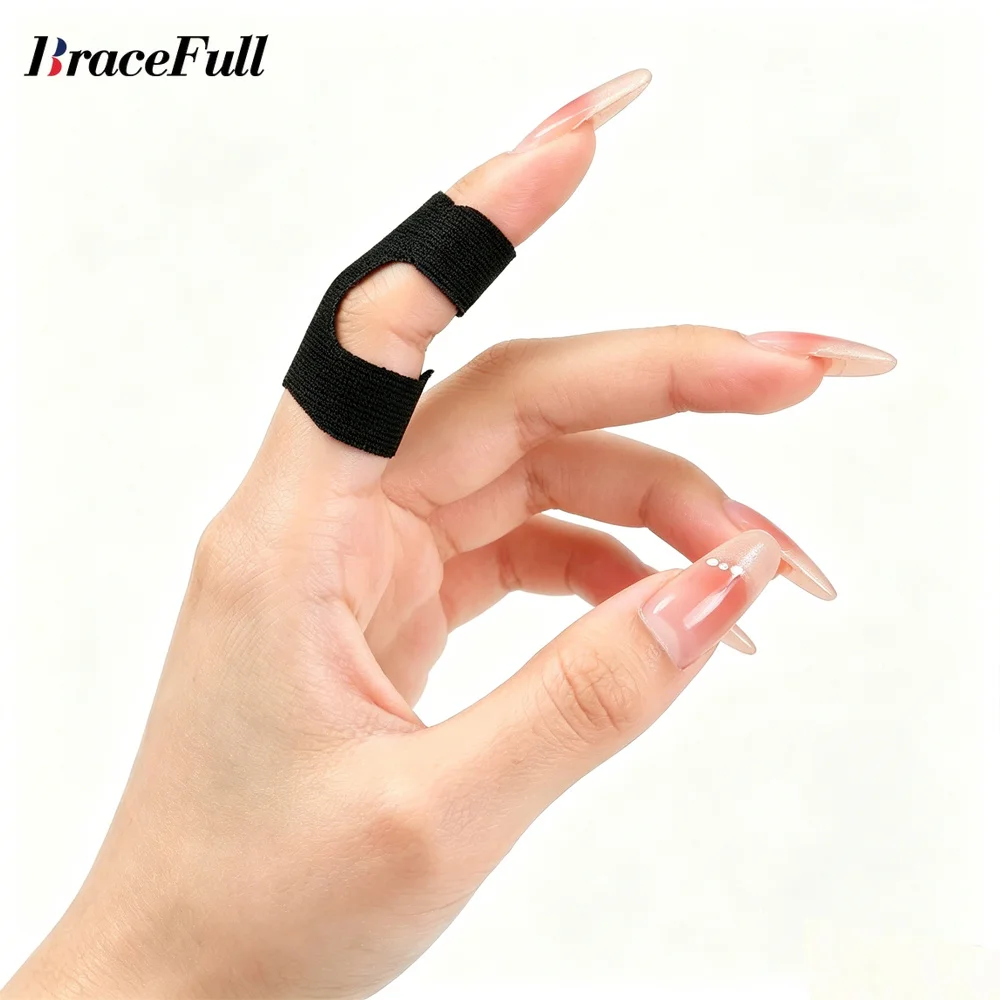 Self-Adhesive Finger & Toe Sports Tape, Breathable Elastic Bandage Wraps for Thumb Joint, Latex-Free Muscle Pain Relief Patches