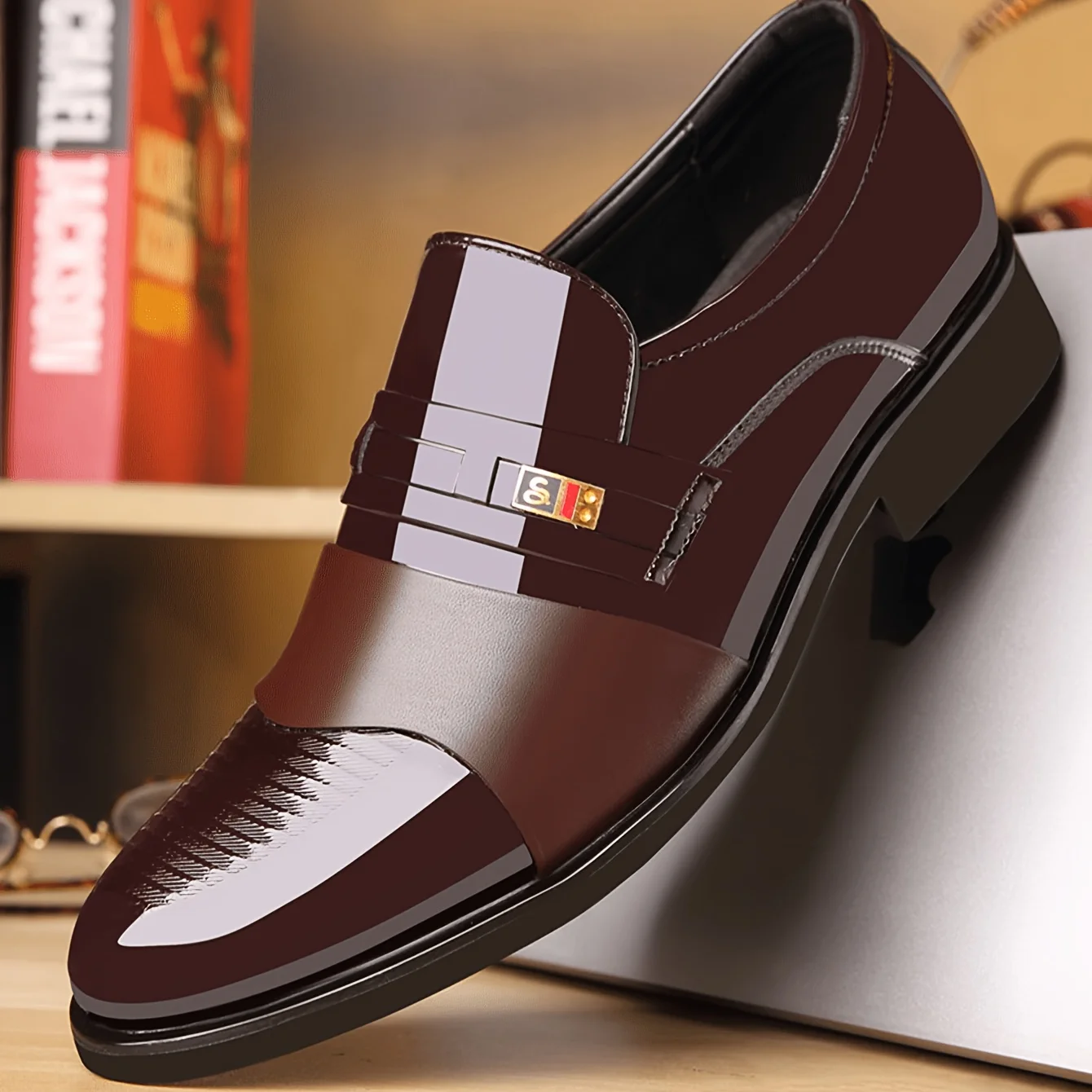 Slip-On 's Shoes  All-Season Comfort with  PU , Perfect for Everyday Sports & Casual Wear