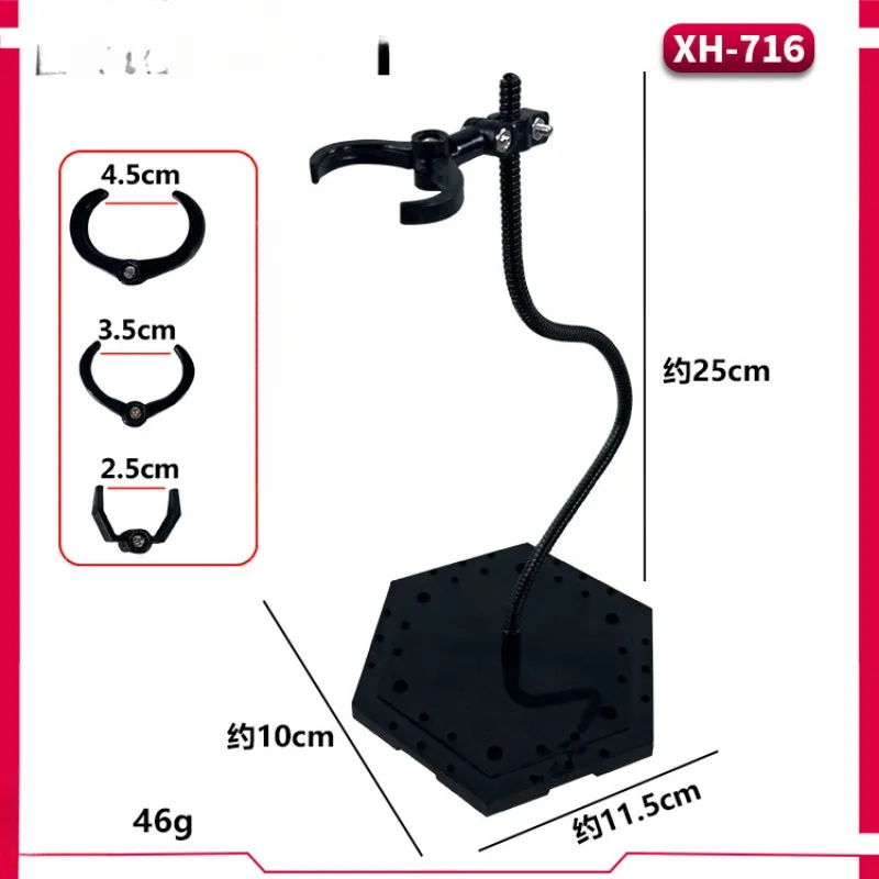 Black Snake Bone Stent Base, Action Figure Boneca Corpo, XH 1:6, 1:9, 1/12 Escala, Suporte Modelo, 6 ", 9", 12"