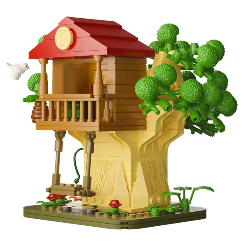 

Creative Expert MOC Petit Prince Tree House Building Blocks Classic Anime Hut Model Brick Education Assembly Toys for Kids Gift