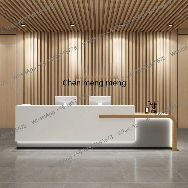 

Vevor Pulpit Reception Desks Store Counters Storage Checkstand Reception Desks Podium Artificial Board Furniture