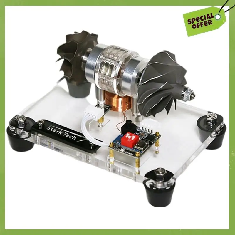 Motore a pala di turbina di classe Modello di motore brushless turbo Motore aerodinamico sovralimentato Giocattolo tecnologico creativo fai-da-te in metallo CNC