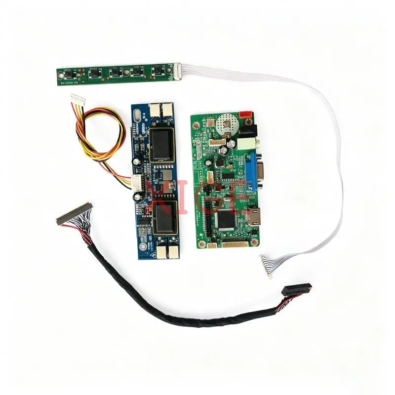 

Display Drive Controller Board Fit LM190E08 LM190E02 LM190E03 LM190E05 1280x1024 VGA+HDMI 30 Pins LVDS 4-CCFL 1280*1024 Kit DIY