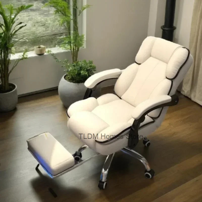 Computer Chair Work Advanced Office Desk Relaxation Armchair Pc Room Comfy Recliner Furniture chaise gaming Swivel Design Gamer