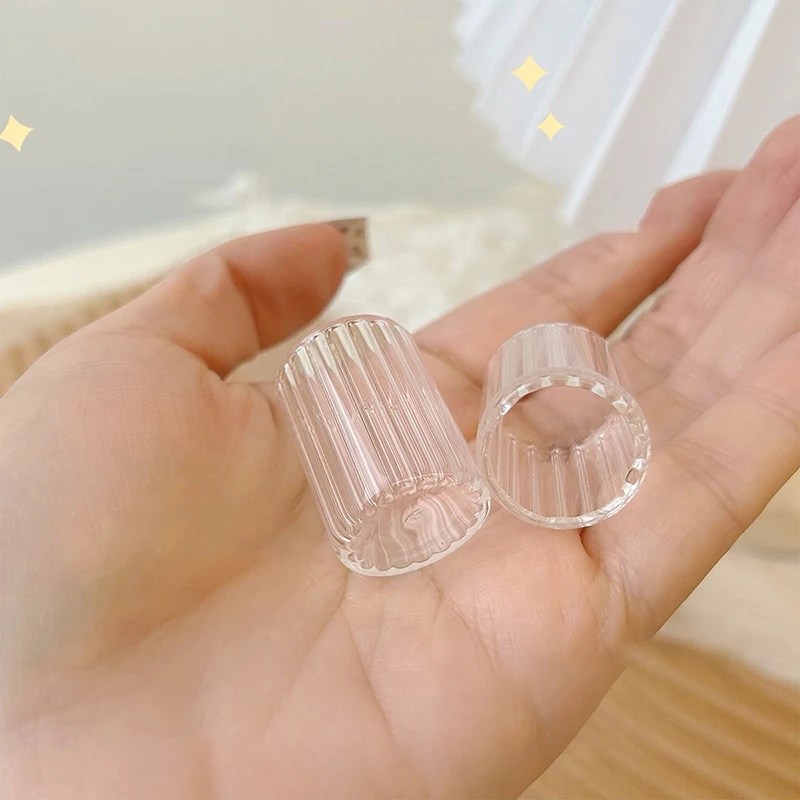 New 1pc Nail Cup Crystal Cup Acrylic Liquid Bowl Holder Wash Nail Pen Dish Dappen Manicure Tool