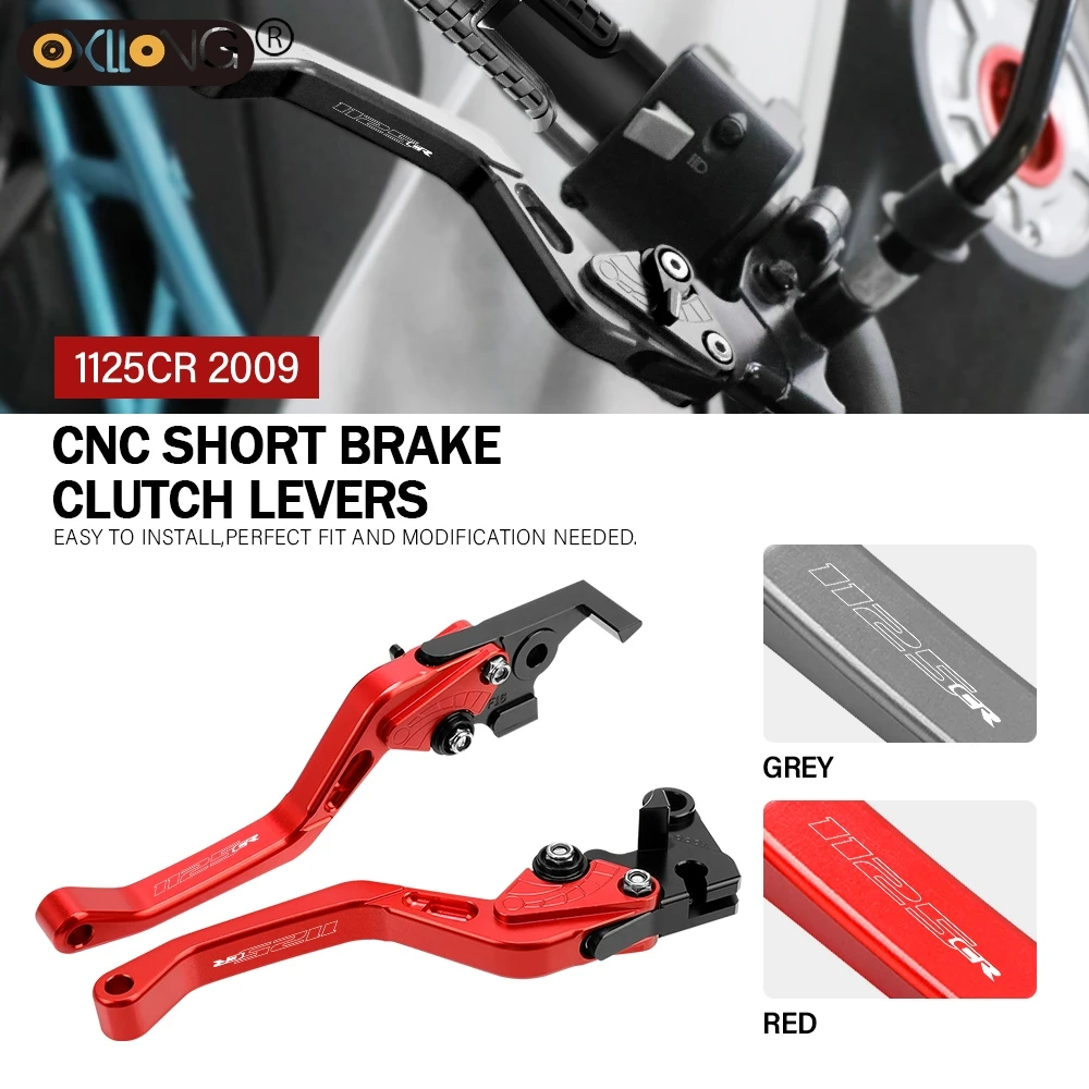 

CNC Aluminum Motorcycle Short Brake Clutch Levers Accessories Parts For BUELL 1125CR 2009 1125 CR