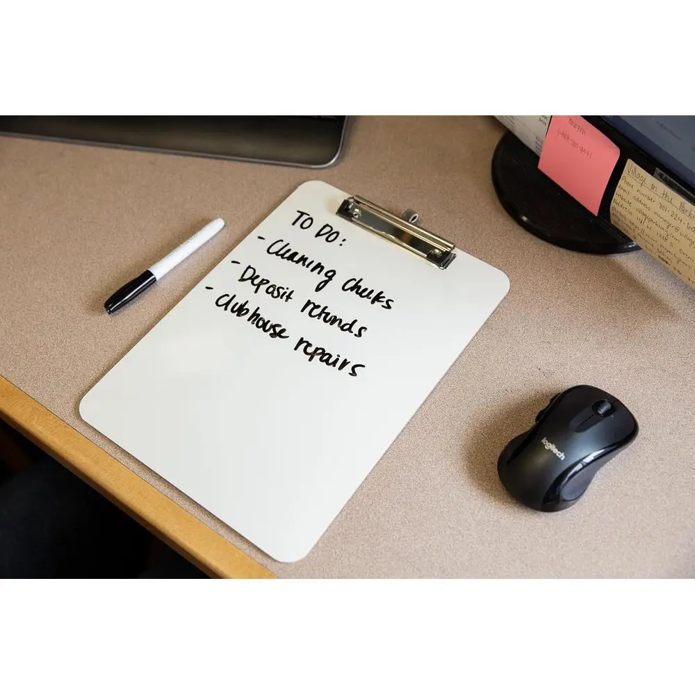 مجموعة الحافظة للمسح الجاف للفصل الدراسي مكونة من 30 قطعة مع علامات السبورة البيضاء |   ألواح بيضاء صغيرة محمولة للملاحظات والقائمة