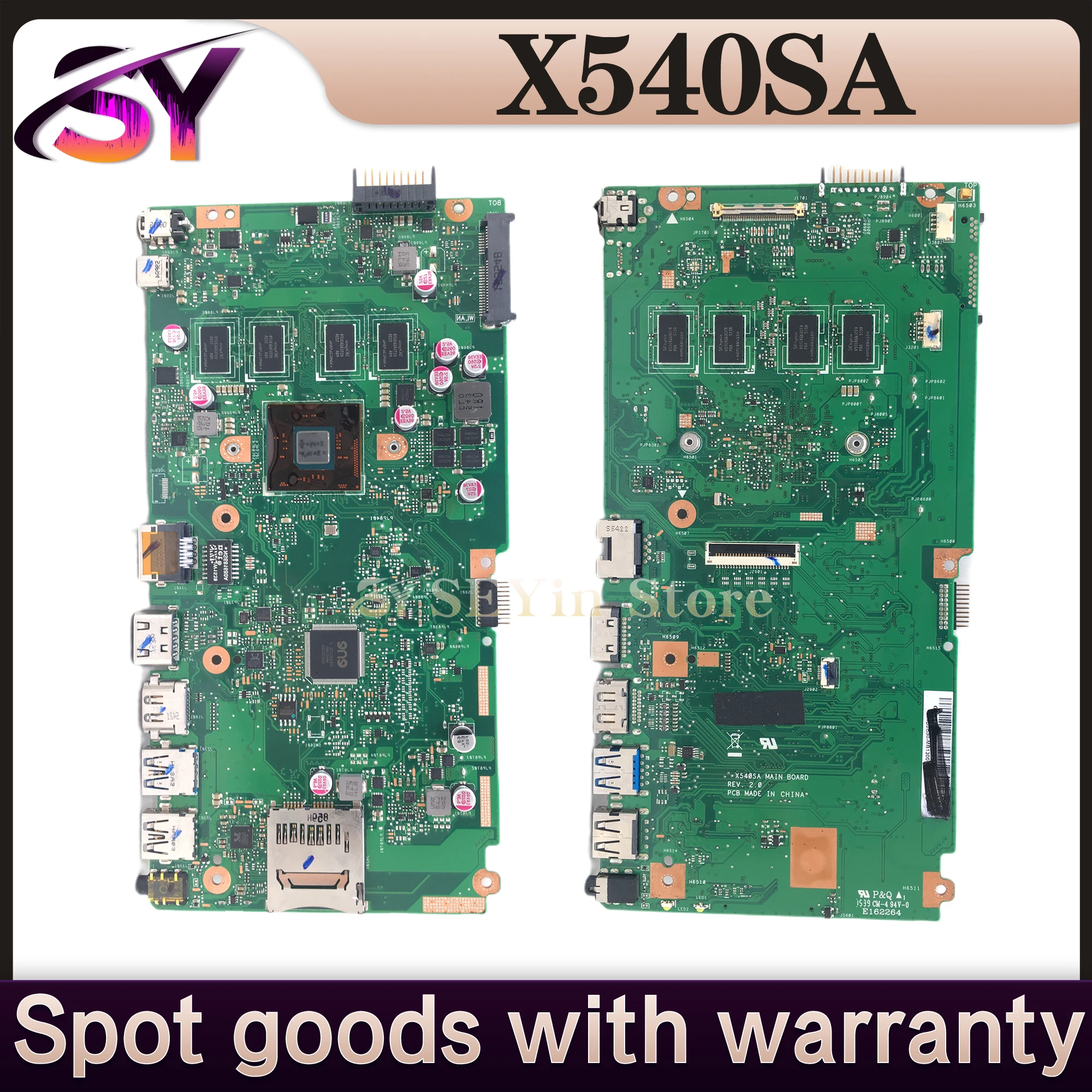 Placa base de portátil VivoBook X540SA X540SAA F540SA A540SA R540SA NB-D540SA, con procesadores N3050/N3060/N3700/N3710 y memoria 2G/4G/8G.