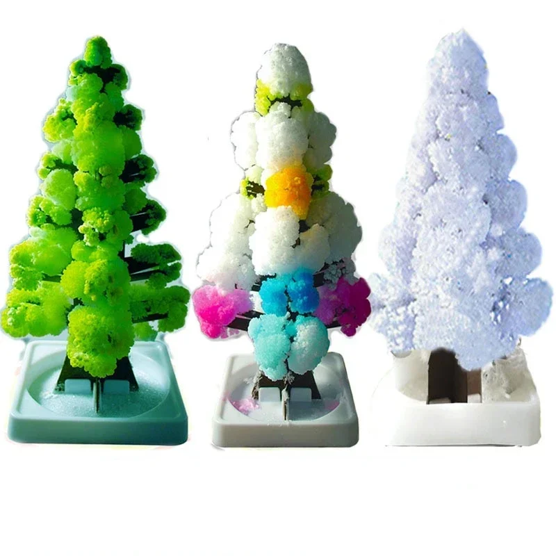 Paper Tree Flowering Magic Tree Children\'s Educational Toy Experiment Diy Crystal Three in One