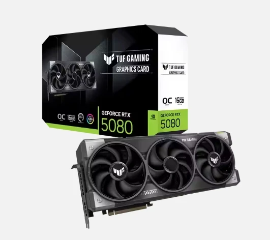 2025  TUF Gaming GeForce RTX 5080 16GB GDDR7 OC Edition PCIE 5.0 GPU 5090 Graphics Card Gaming