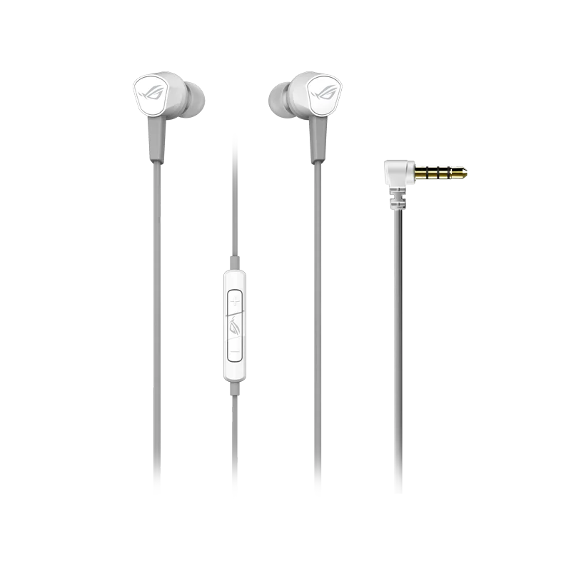 Original Asus ROG Cetra II Core Moonlight White In-Ear 3.5mm Gaming Headphone Earbuds Headset For PC/Mac/PS5/Xbox Series X