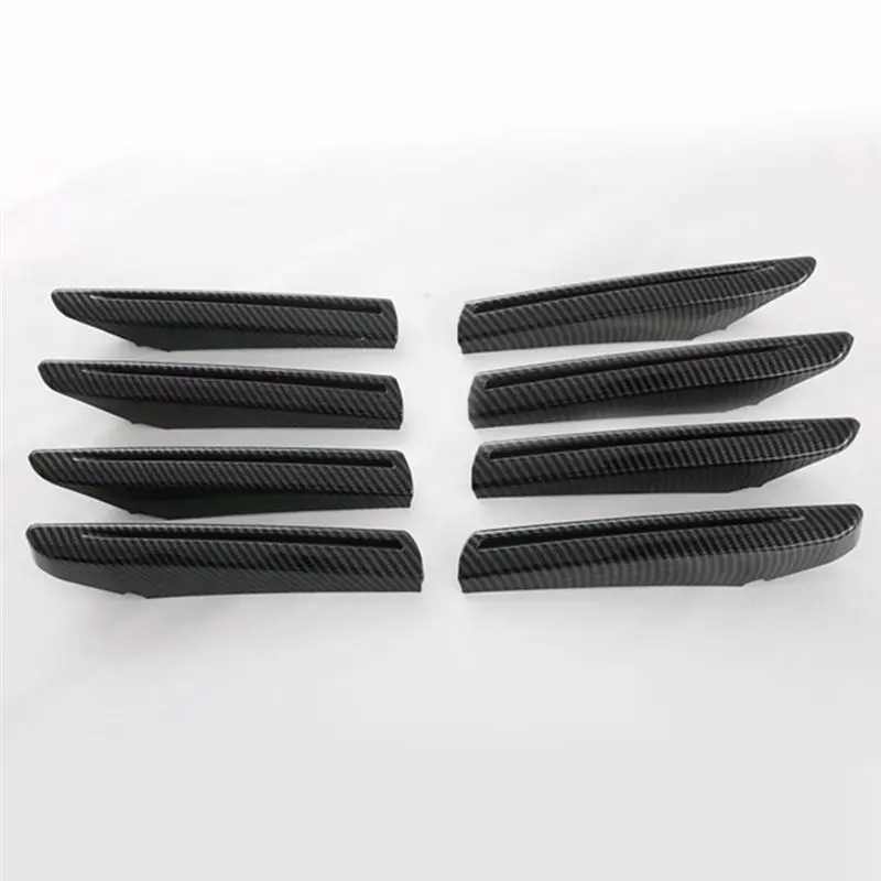 Car Racing Grid Grille Cover Trim Vent Grille Exterior Accessories For Toyota Land Cruiser 300 LC300 2022 2023 Parts (Carbon)-A6