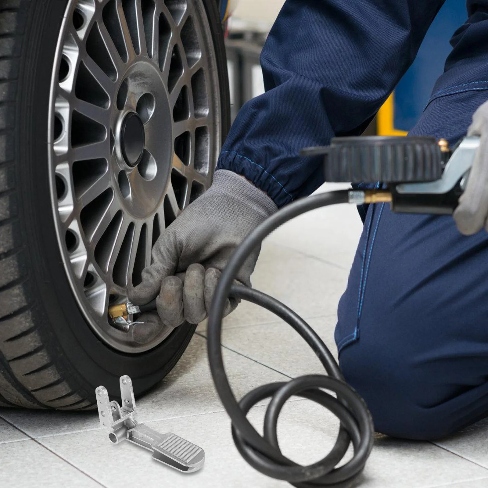 

Changer Pedal Alloy Foot Pedal For Tire Changing Machines Anti-Slip Surface Replacement Part Compatible With Car