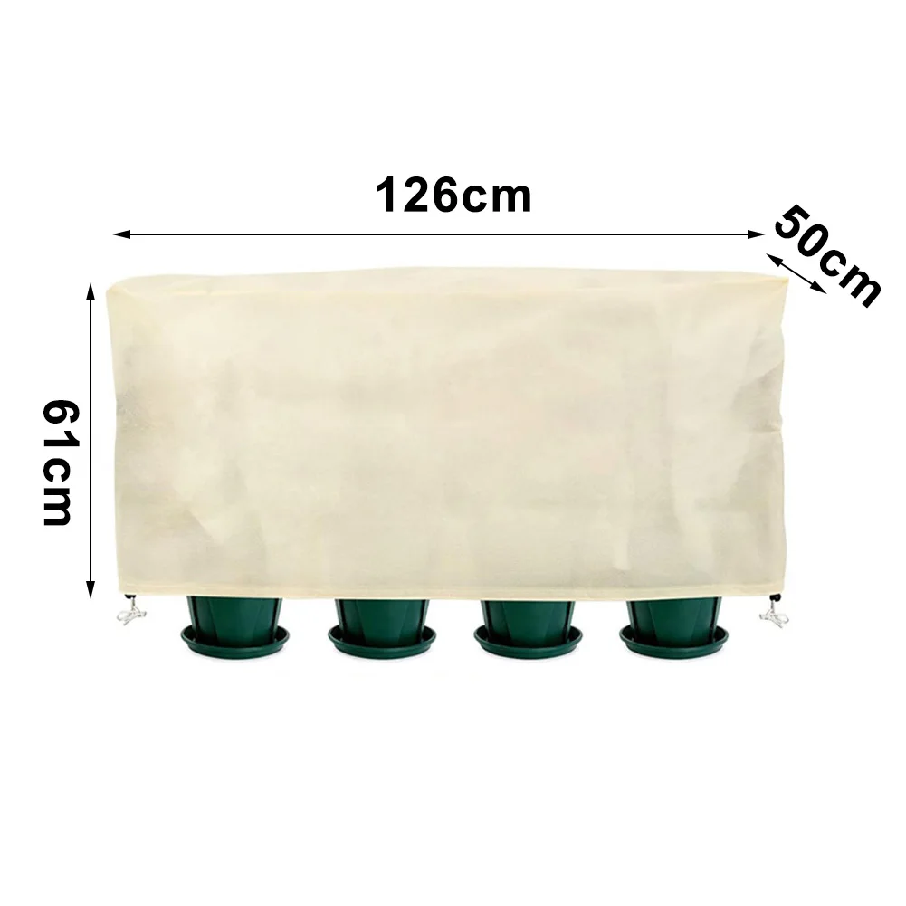 Plant frost protection cover coldproof warm protective cover for green plants water resistant breathable reusable fabric