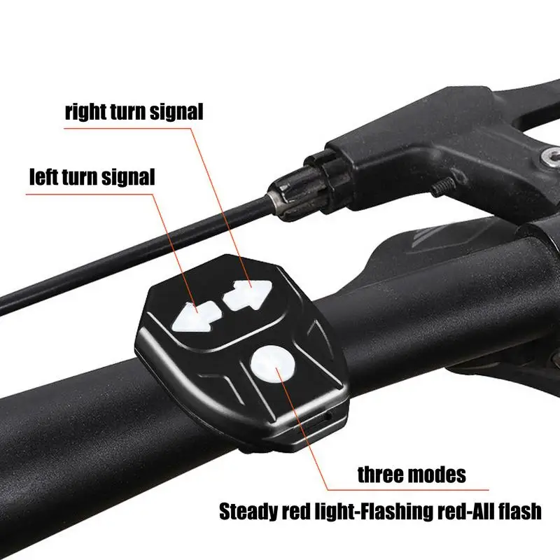 Bike Tail Light With Turn Signals Wireless Remote Control Waterproof Bicycle Rear Light Bicycle Warning Light With Horn