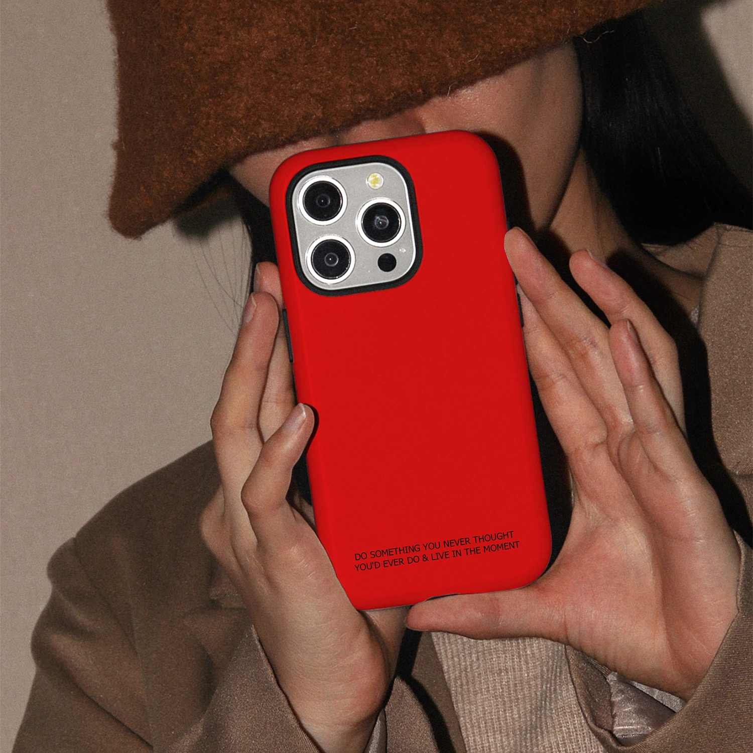 Girl style Phone Case for iPhone 16 Pro Max Shockproof Cover, Small and Cute Personalized Creative Frosted Fall Protection Case image 5