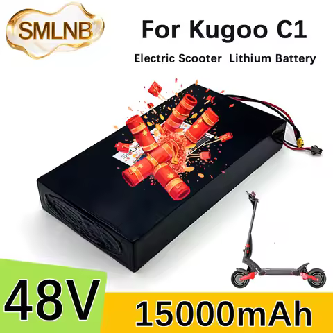 Upgrade Original 13S4P battery For Kugoo C1 Electric Scooter 48V 15Ah Powerful Motor 18650 Lithium Battery for Scooter battery