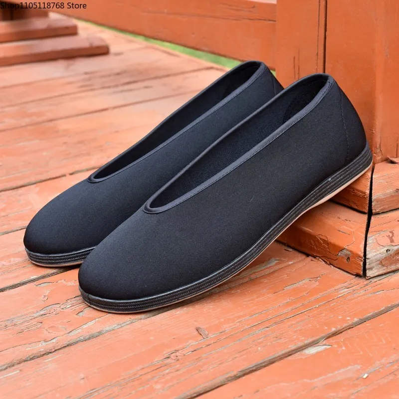 

Men's Traditional Chinese Kung Fu Cotton Cloth Shoes Tai-chi Martial Art Training Sneakers Breathable Wearable Sport Footwear