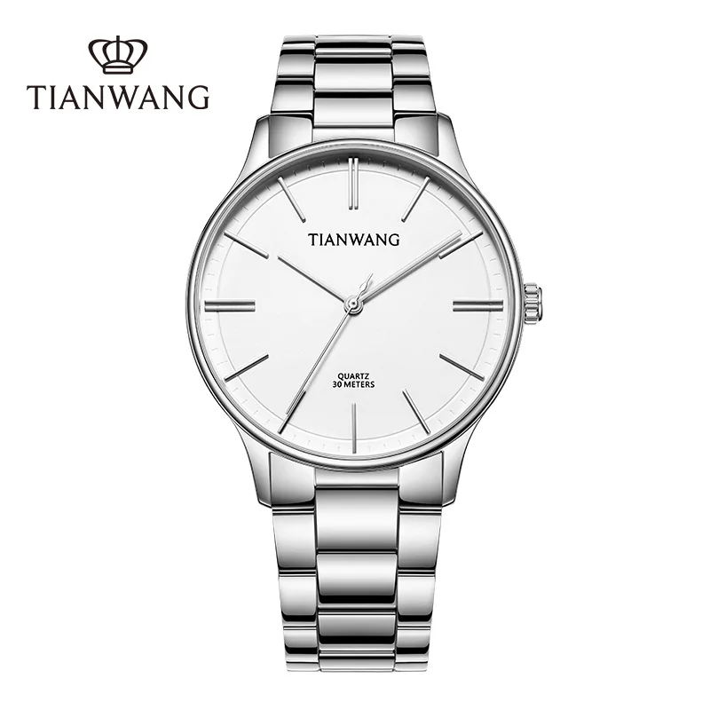 

TIAN WANG NEW Men's Watches Wristwatch Quartz Watch For Men Clock Stainless Steel Simple Mens Watch Ultra-thin Male Wristwatches