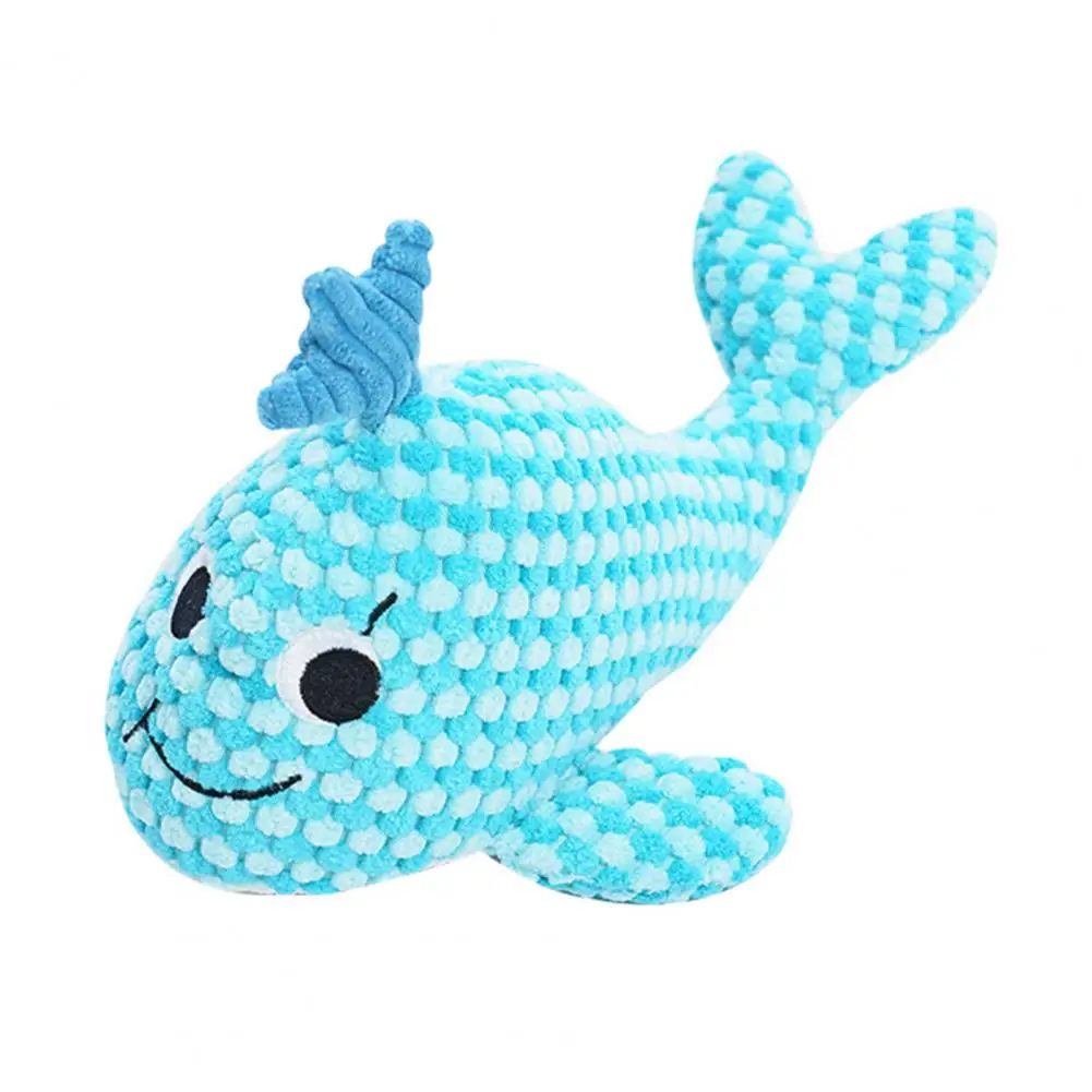 

Ocean Animal Dog Chew Toy Bite-resistant Textured Fabric Stuffed Animals for Small Medium Dogs Chewing Puppy Teething