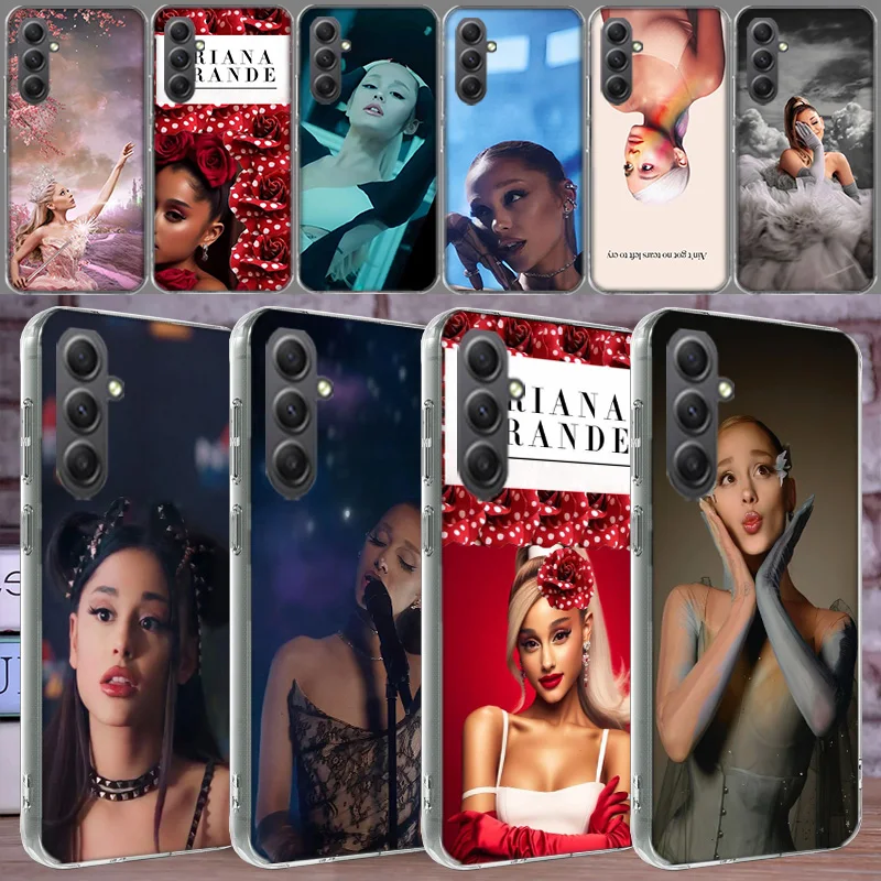 Ariana Grande Phone Case for Samsung A16 A26 A36 A56 A17 A37 A57 A07 A06 A02S A03 A04S A05S Galaxy Note 20 10 A50S A71 A51 A31 A