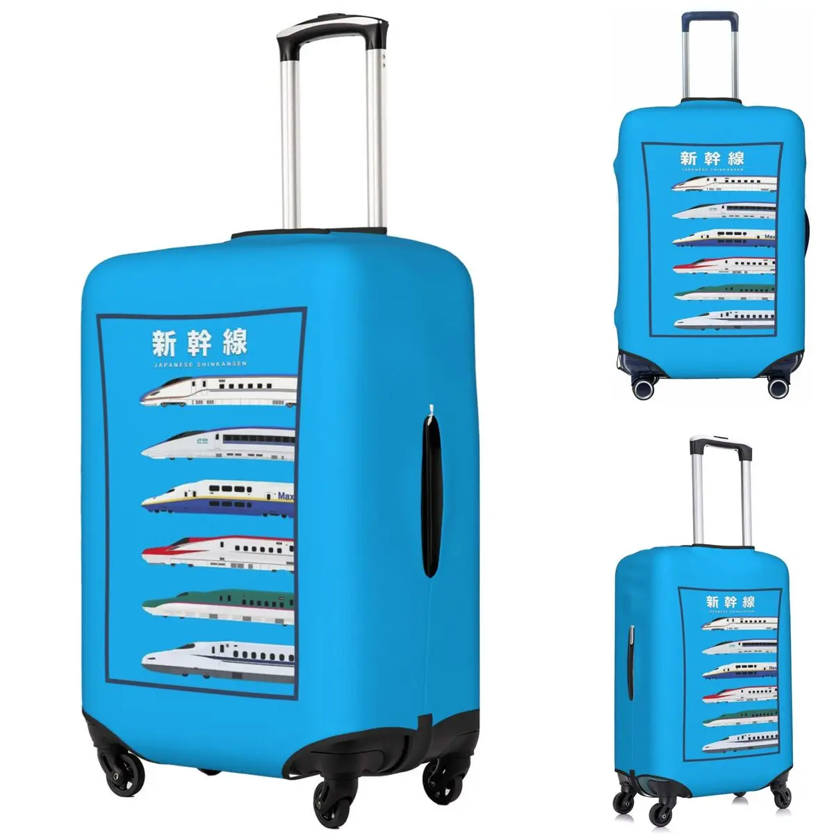 

Японский чехол для чемодана Shinkansen Bullet Trains, защитный эластичный защитный чехол для багажа для 18-32 дюймов