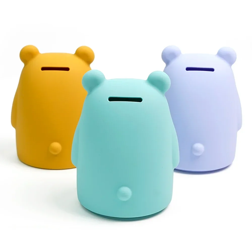 2024 New Arrival Kids Cloud Silicone Custom Piggy Bank Baby Piggy Bank Money Boxes Piggy Bank For kid Children