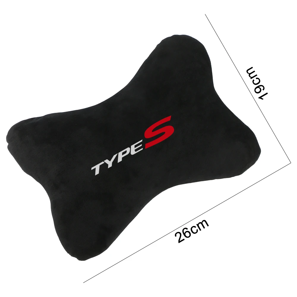 Car Seat Headrest Neck Pillows Neck Protective Cushion Support Automobile Interior Accessories For Honda Civic Type R Type S