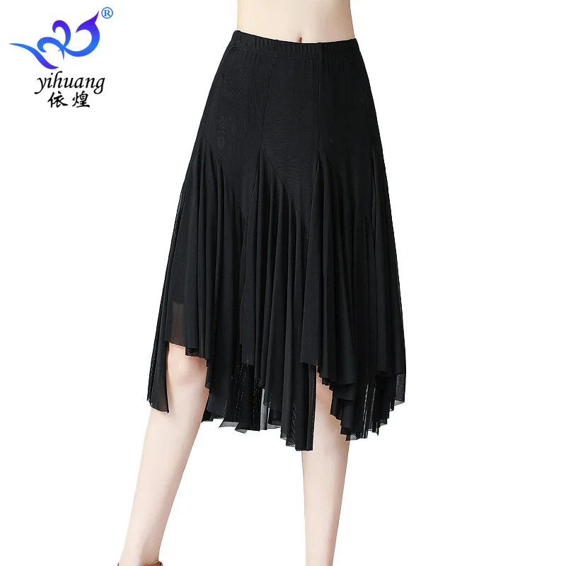 Waltz Flamenco Stage Performance Costume Ballroom Dance Skirt For Women Ladies Practice Dress