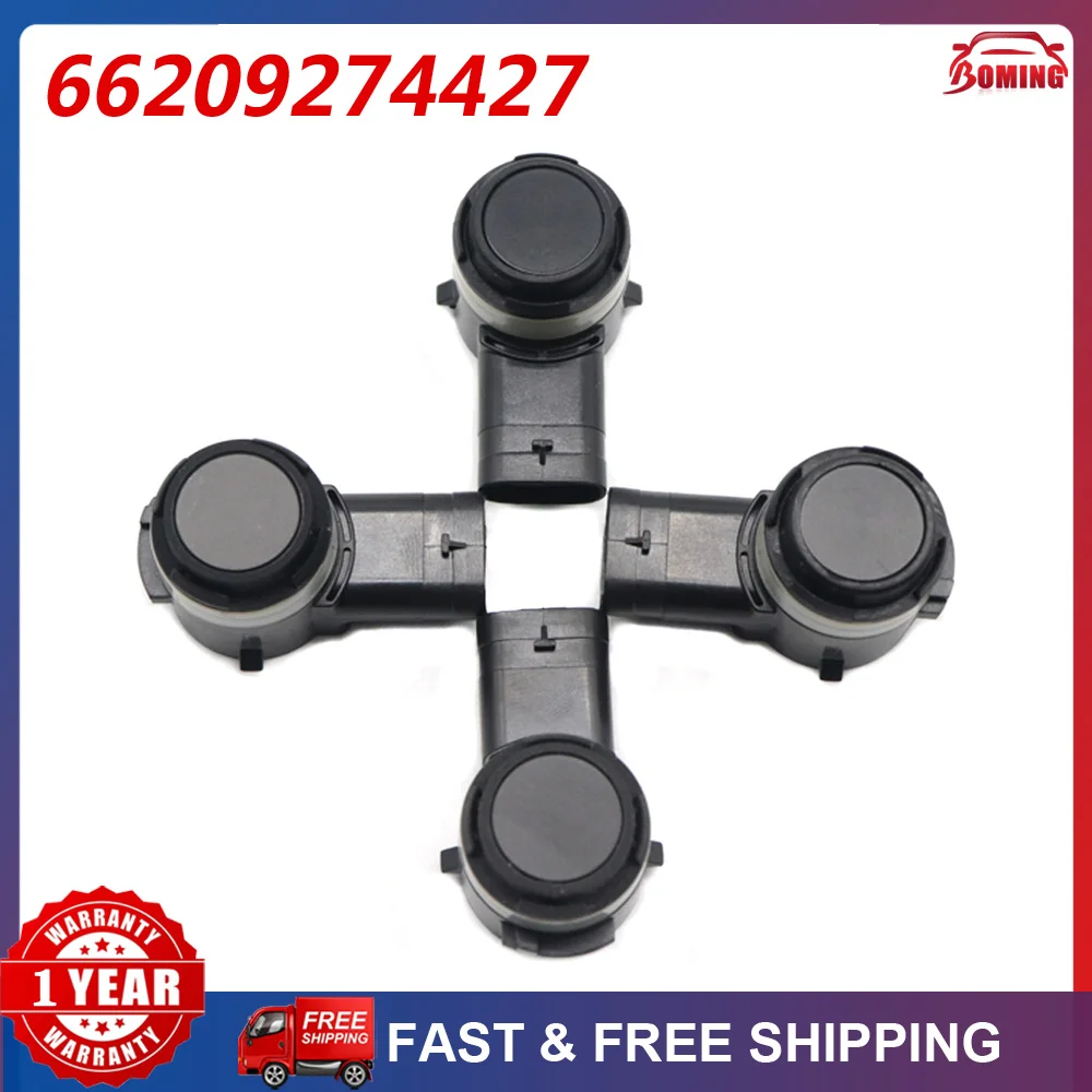 NEW 4pcs 66209274427 Ultrasonic Backup Bumper Assist Radar PDC Parking Sensor  For MINI COOPER CLUBMAN For AUDI BMW VOLKSWAGEN