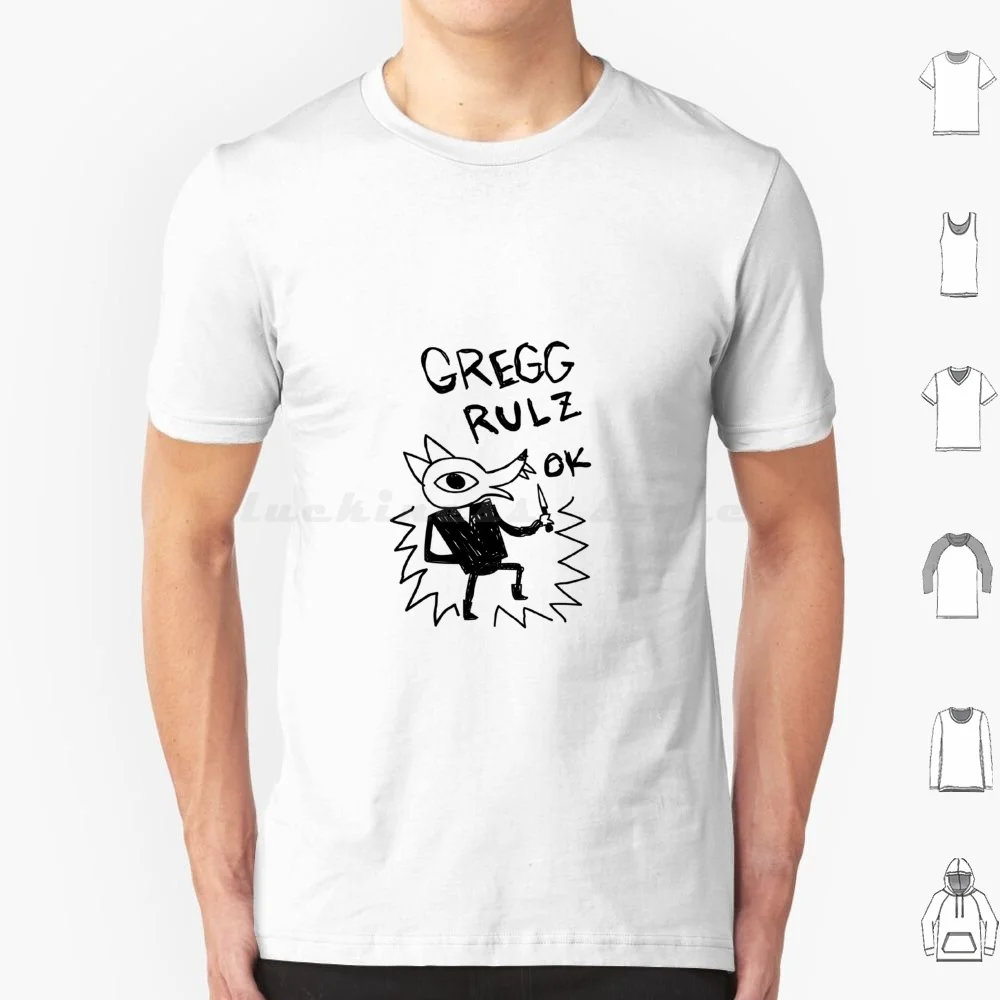 Gregg Rulz Ok T Shirt 6xl Cotton Cool Tee Gregg Rulz Ok Gregg Gregg Night In The Woods Indie Indie Game Mae Mae Borowski Mae