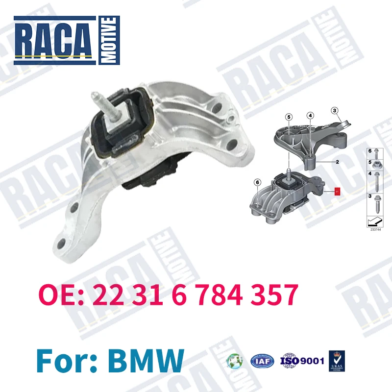 For BMW MINI R55 R56 R57 R58 R59 Cooper S JCW  Clubman Roadster Engine Transmission Mount 22316784357 22314054479 22316772035