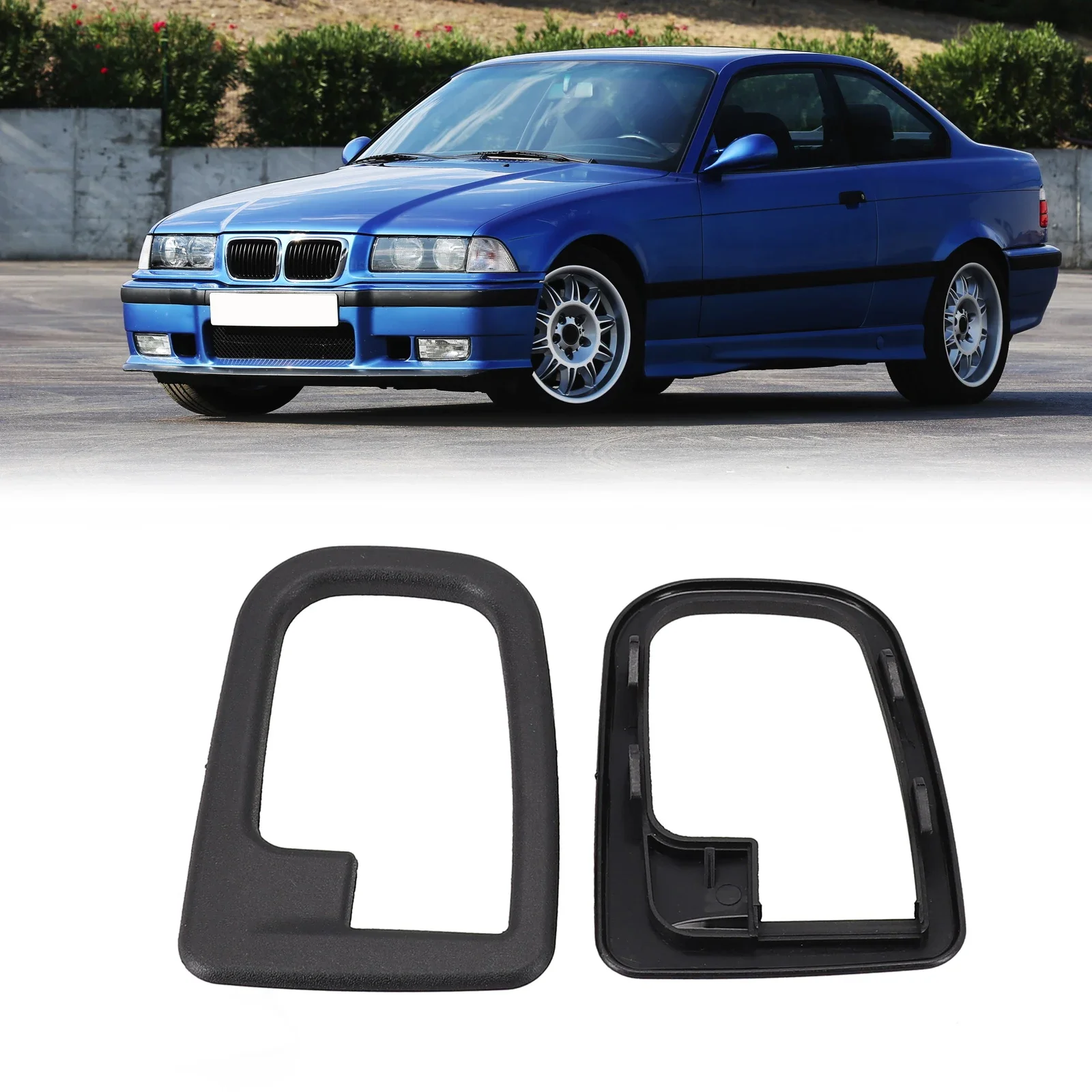 

Car Interior Door Handle Covers For BMW 3 E36 Z3 51228219023 51228219024 Auto Door Handle Cover Replacement