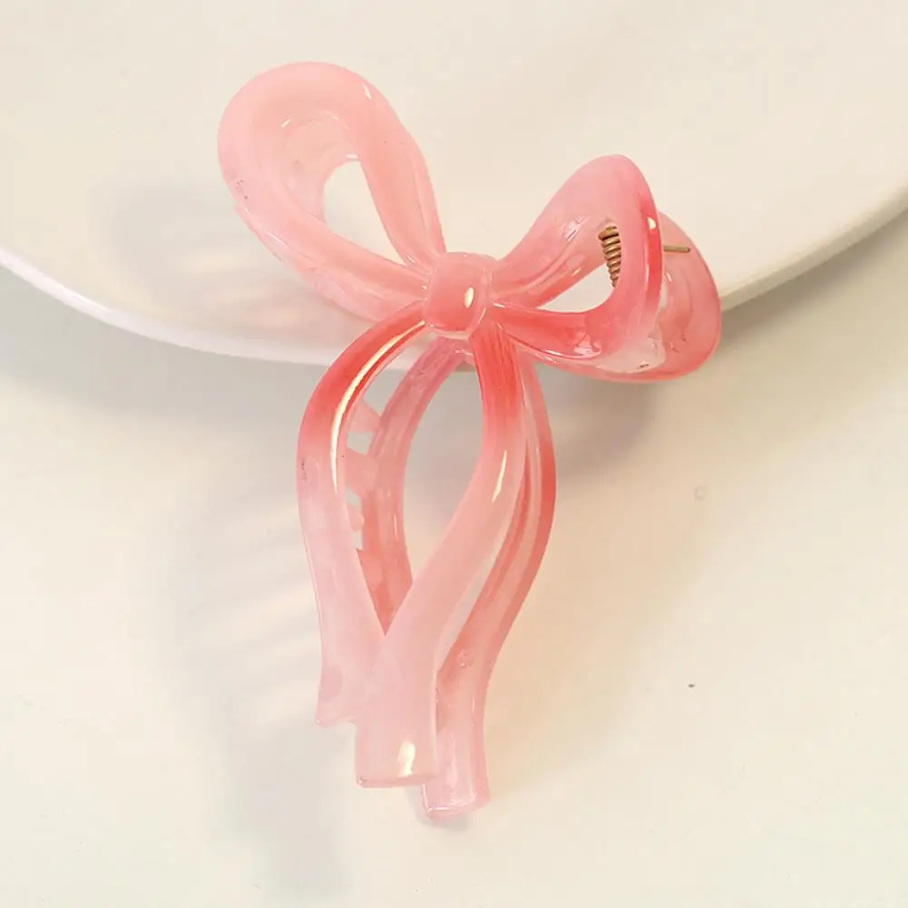 Bow Hair Claw Clips Fashion Sweet Headwear Butterfly Shaped Jelly Shark Hair Clip Girls Hair Accessories For Women