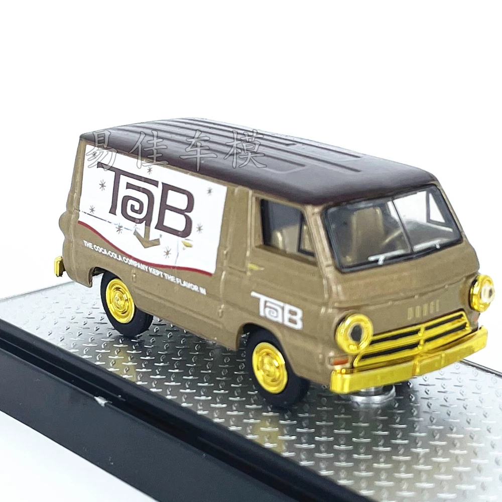 Diecast M2 1:64 Schaal Dodge A100 Panel Van Imitatie Legering 2024 Auto Model Collectible Toy Gift Souvenir Display Ornament