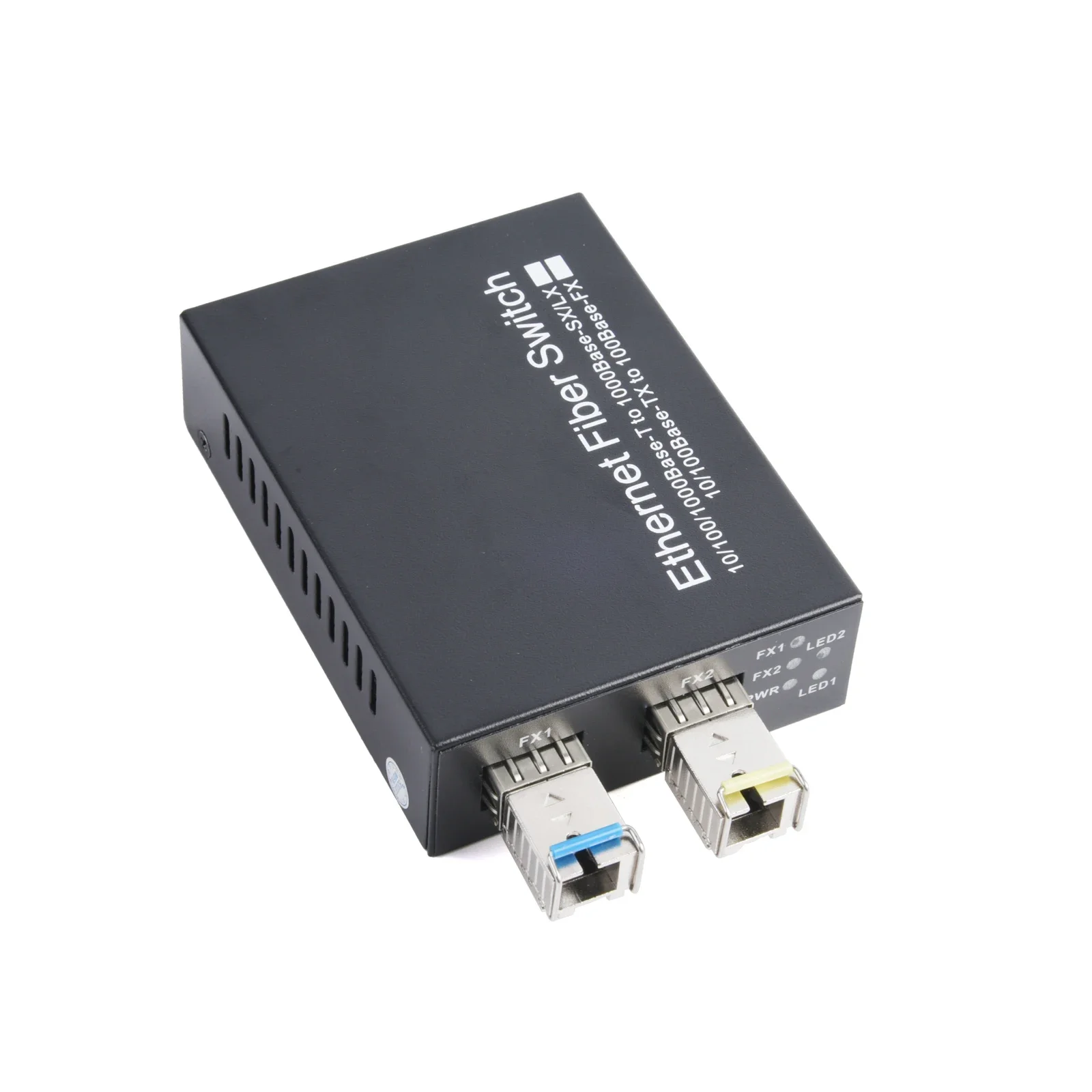 1PCS Gigabit SFP Media Converter 2 SFP to 2 RJ45 Transceiver 10/100/1000M Fiber Optic Switch With 3KM/20KM LC/SC SFP Module