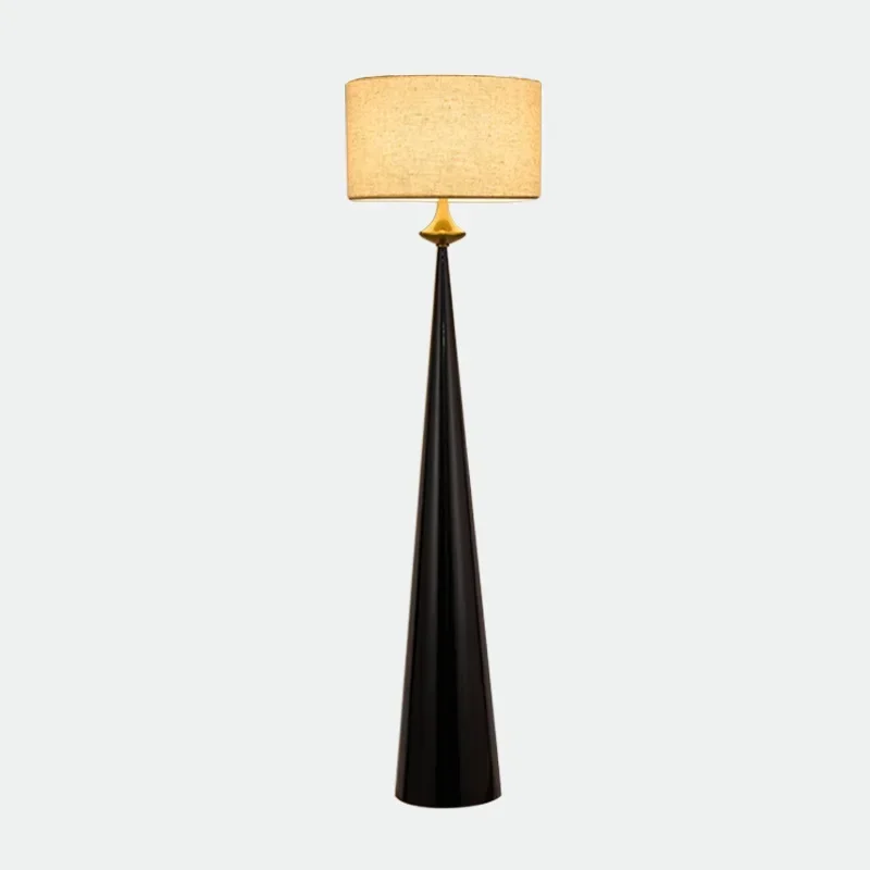 Living room high-value bedroom study hotel designer wabi-sabi wind vertical floor lamp