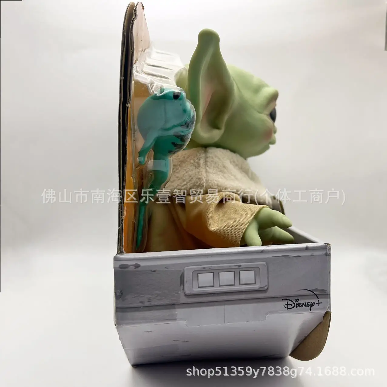 Anime Star Wars Mandalorian The Child Yoda Grogu Baby Talking Plush Toy With Character Sounds And Accessories Voiceable view 4