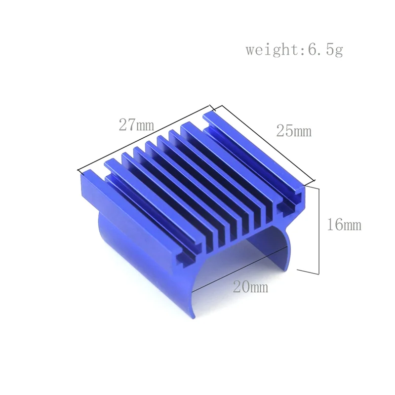 TRX4M 180 Motor Cooling Heat Sink for TRX4 TRX4-M 1/18 RC Crawler Car Upgrade Parts Accessories, Blue