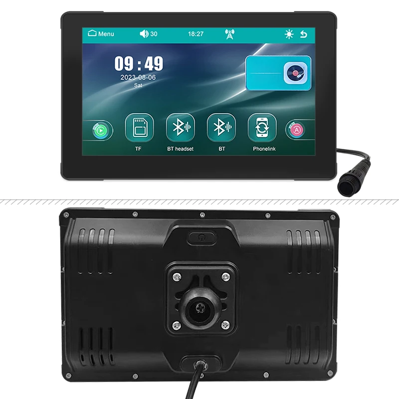 7 Inch Waterproof Motorcycle GPS Navigation Motor Bicycle Portable Wireless Carplay GPS Navigator