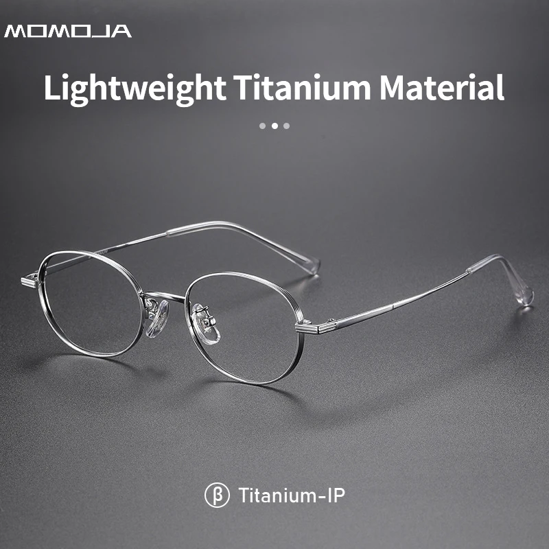 Ultralight Round Small Size Eyeglasses Frame Titanium Retro Non-bend Eyewear Frame Men's And Women's Prescription Glasses 5015